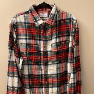 Men’s XL plaid cotton flannel new with tags